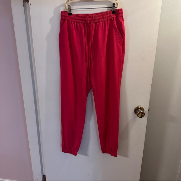 TNA Red Womens Track Pants S Aritzia Old School Thin Track Pants Vintage - Picture 7 of 7